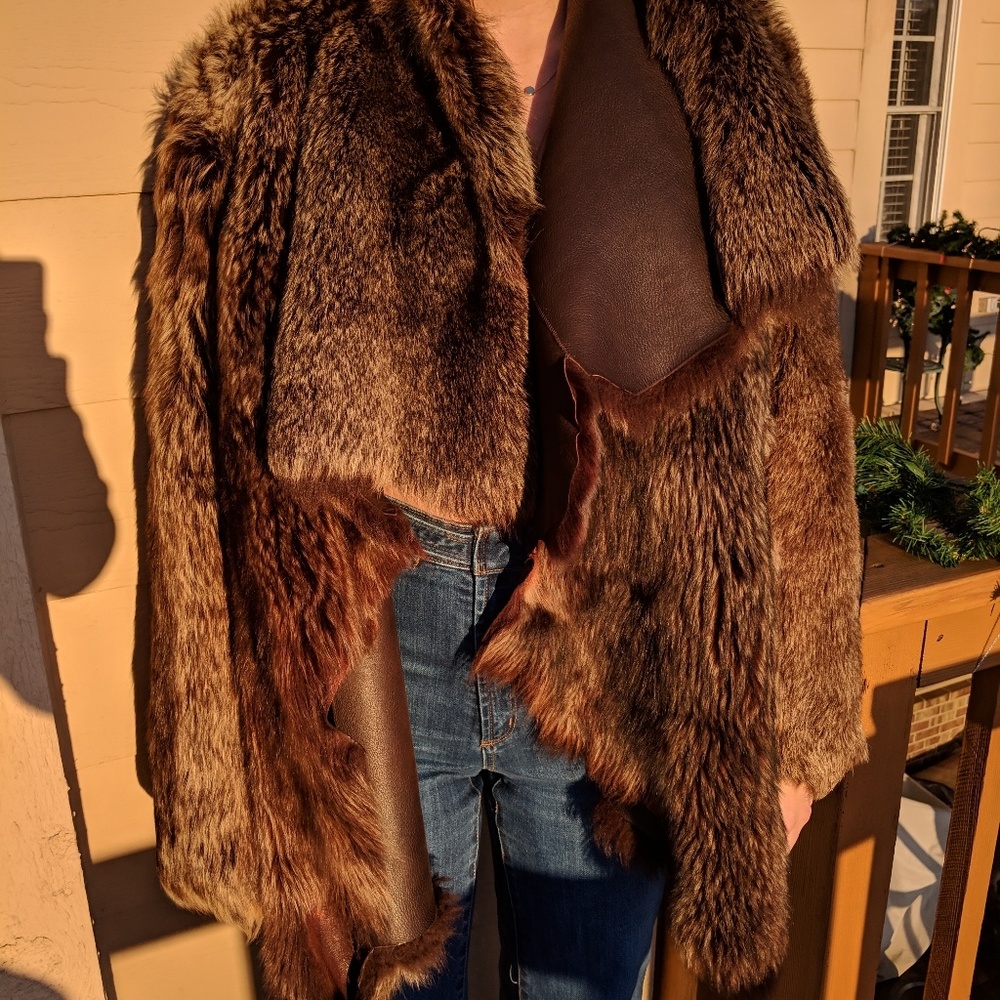 Nicole Farhi 100% Sheepskin Fur Coat / Jacket